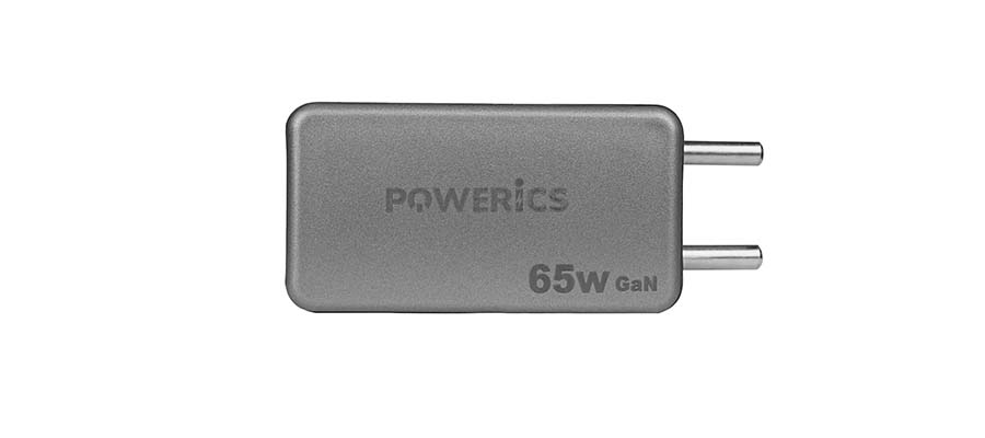 Silver-POWERICS-GaN-Charger-Close-Up